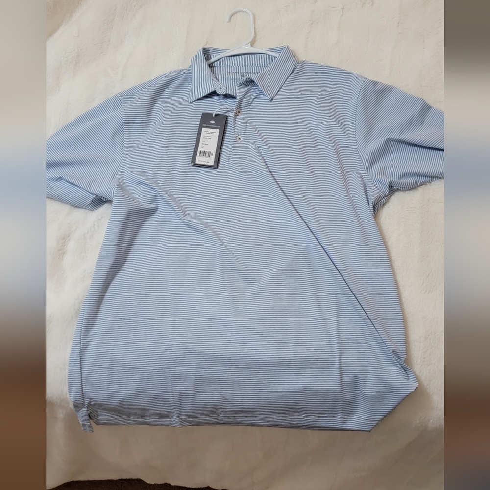 Southern Shirt Co Heather Madison Stripe Polo